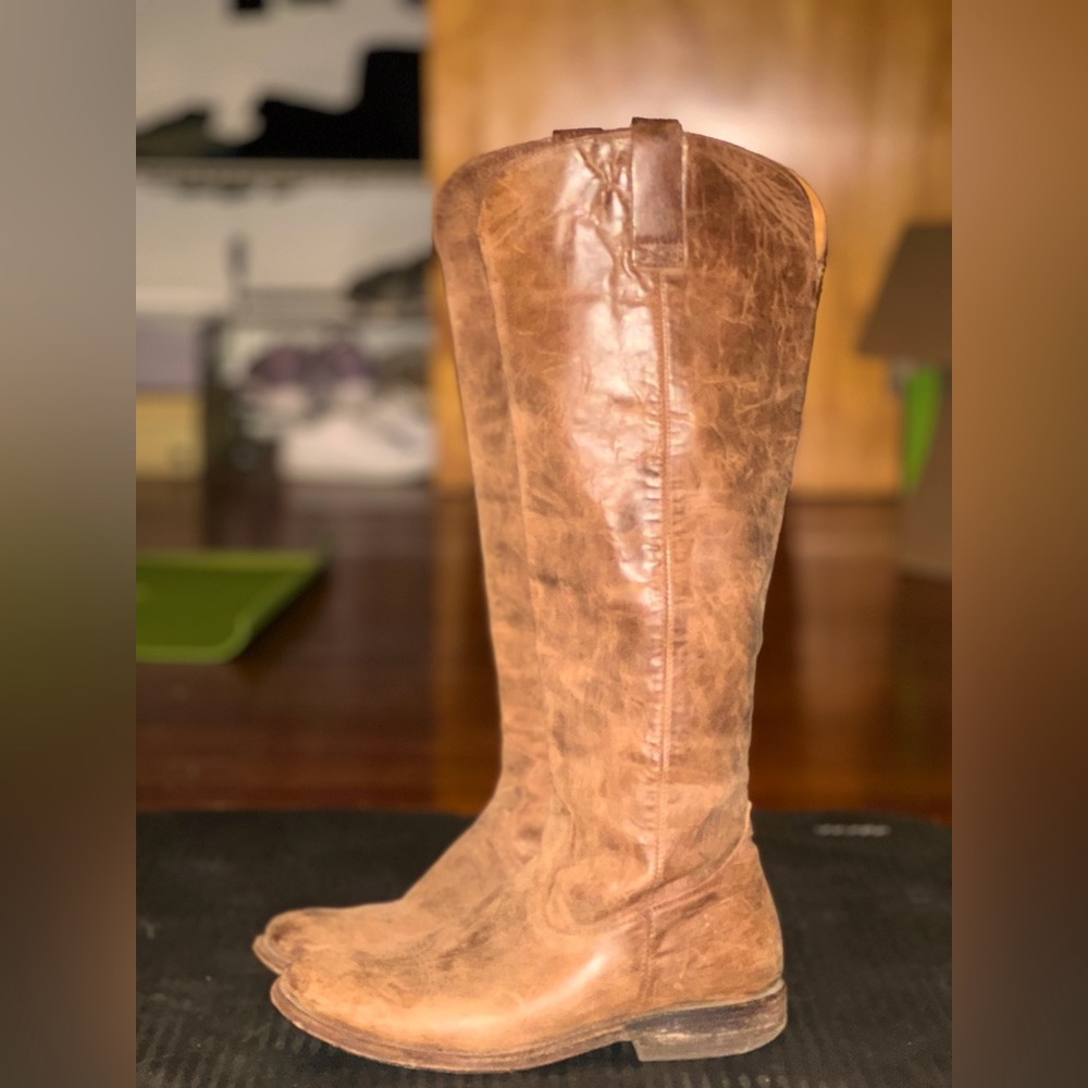 Mix Mooz Genuine Leather Knee High Boots